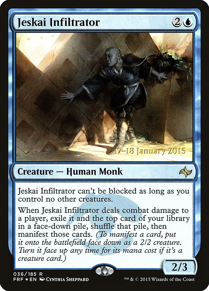 Jeskai Infiltrator  [Fate Reforged Prerelease Promos] | Grognard Games