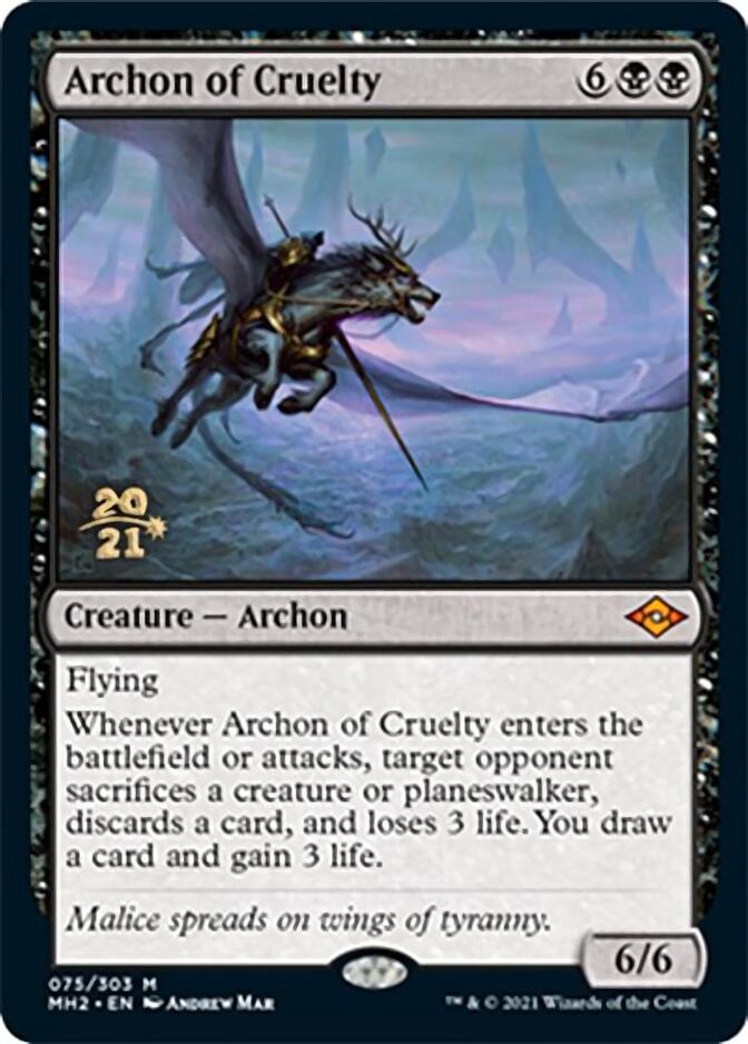 Archon of Cruelty [Modern Horizons 2 Prerelease Promos] | Grognard Games