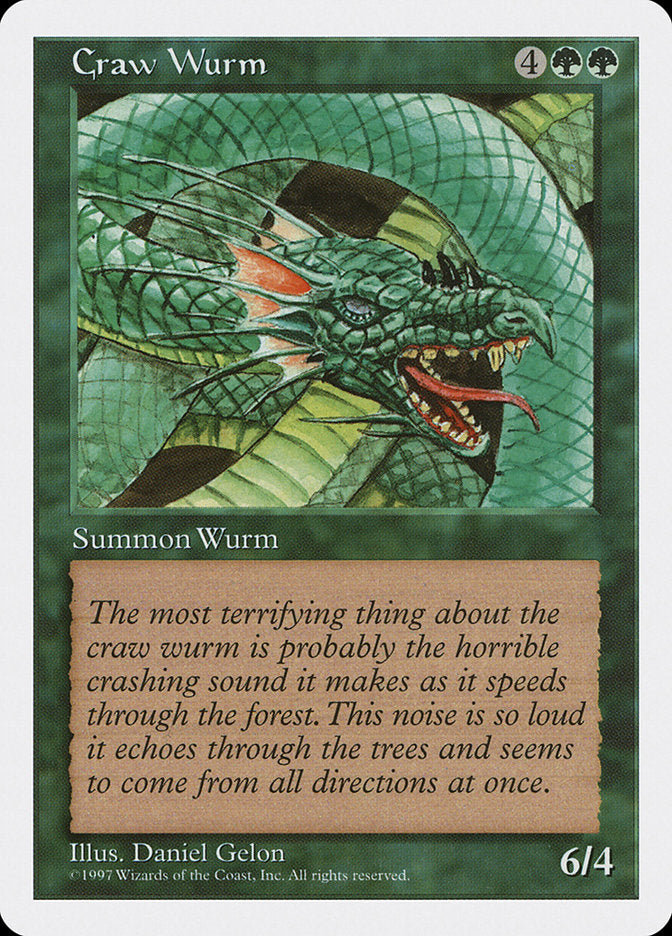 Craw Wurm [Fifth Edition] | Grognard Games