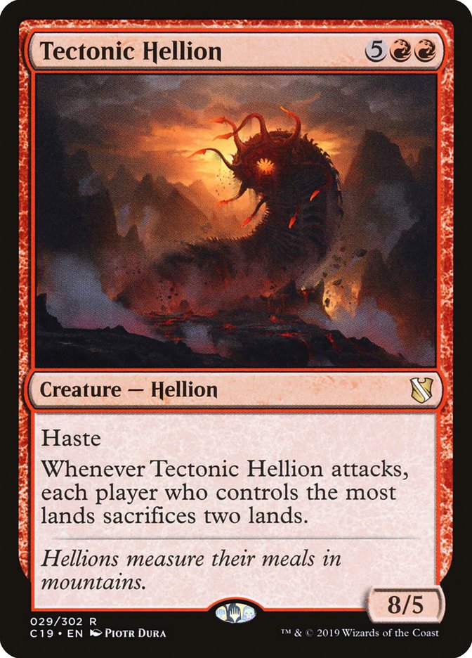 Tectonic Hellion [Commander 2019] | Grognard Games