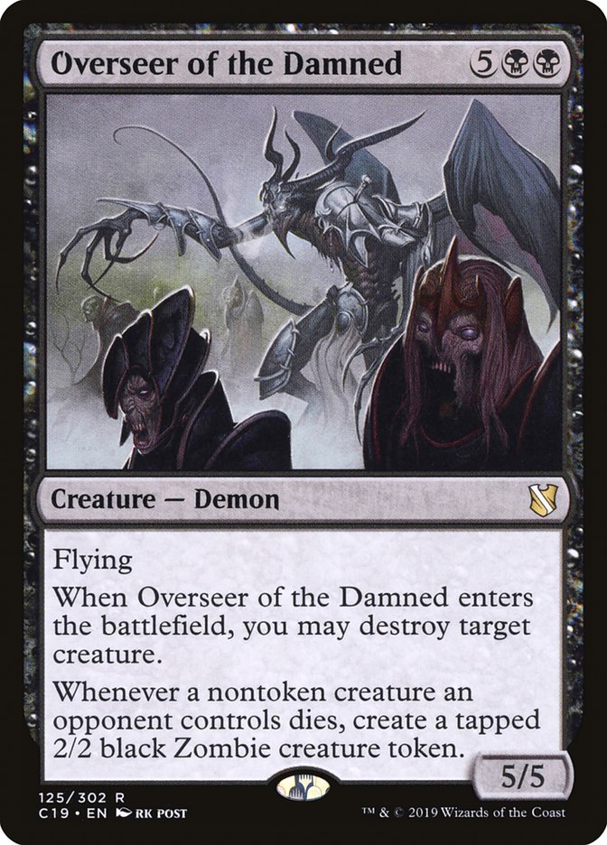 Overseer of the Damned [Commander 2019] | Grognard Games