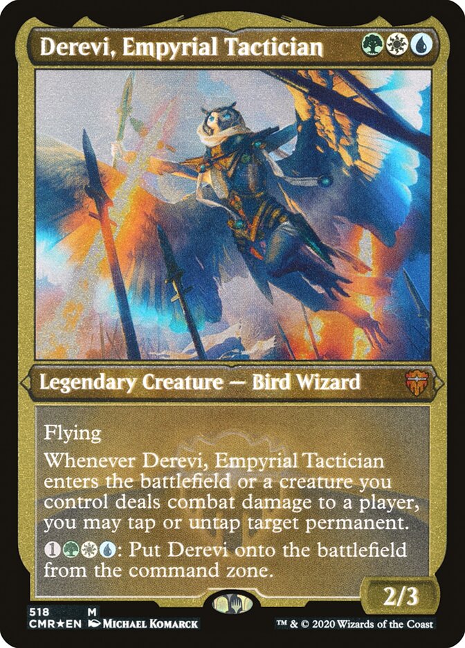 Derevi, Empyrial Tactician (Etched) [Commander Legends] | Grognard Games