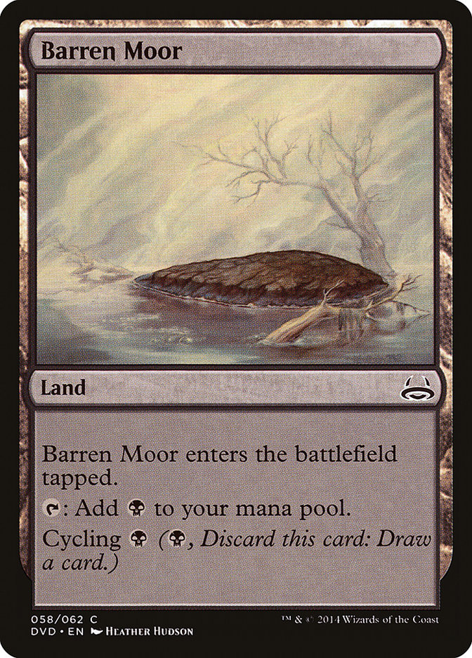 Barren Moor (Divine vs. Demonic) [Duel Decks Anthology] | Grognard Games
