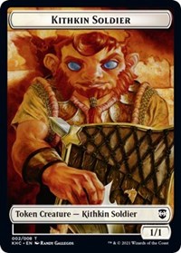 Kithkin Soldier // Pegasus Double-sided Token [Kaldheim Commander Tokens] | Grognard Games