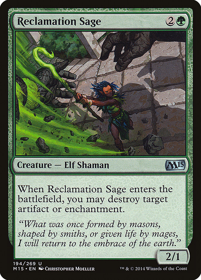 Reclamation Sage [Magic 2015] | Grognard Games