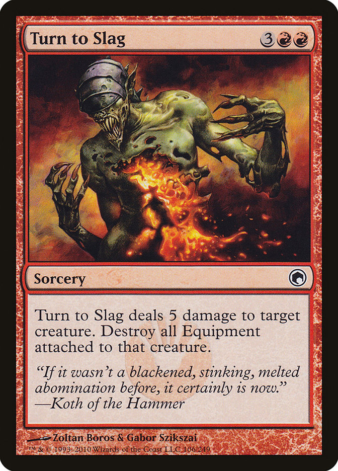 Turn to Slag [Scars of Mirrodin] | Grognard Games