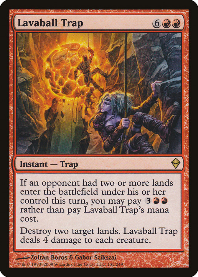 Lavaball Trap [Zendikar] | Grognard Games