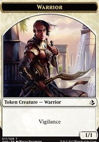 Warrior // Labyrinth Guardian Token [Amonkhet Tokens] | Grognard Games