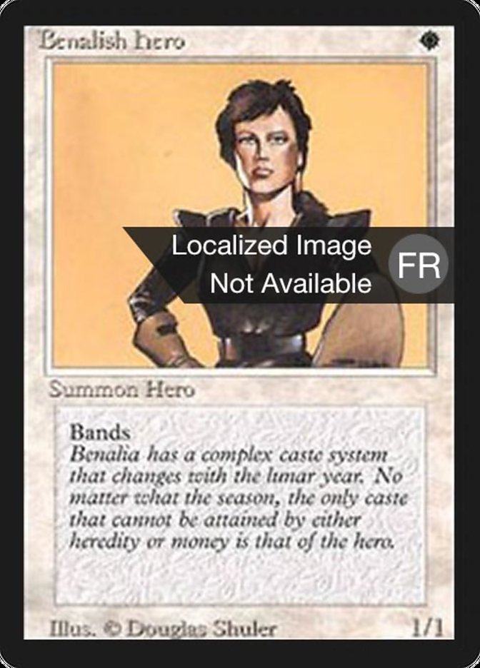 Benalish Hero [Foreign Black Border] | Grognard Games