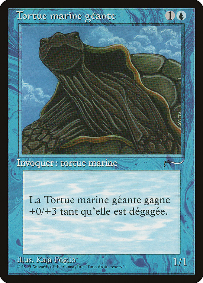 Giant Tortoise (French) - "Tortue marine geante" [Renaissance] | Grognard Games