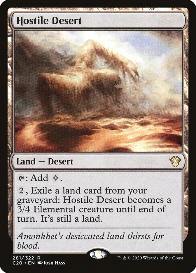 Hostile Desert [Commander 2020] | Grognard Games