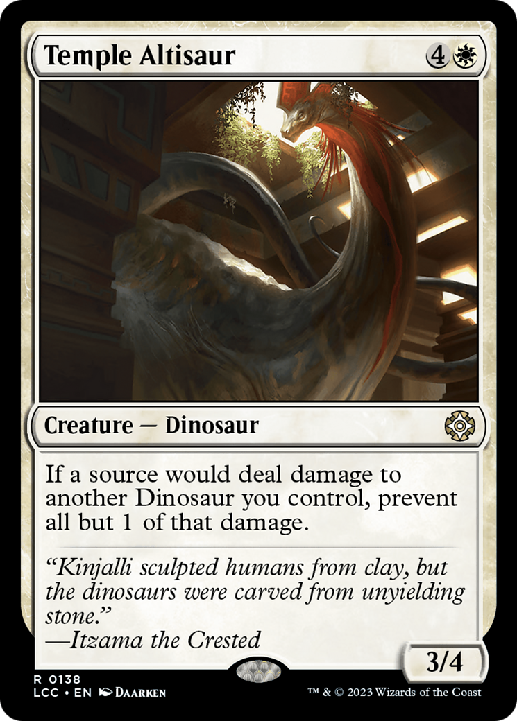 Temple Altisaur [The Lost Caverns of Ixalan Commander] | Grognard Games