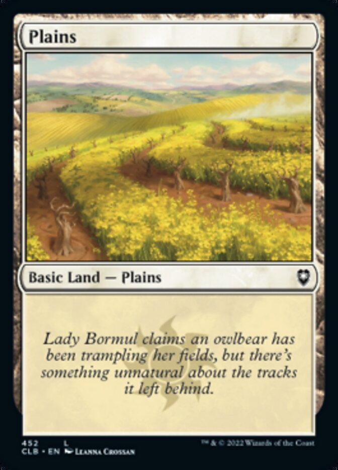 Plains (452) [Commander Legends: Battle for Baldur's Gate] | Grognard Games