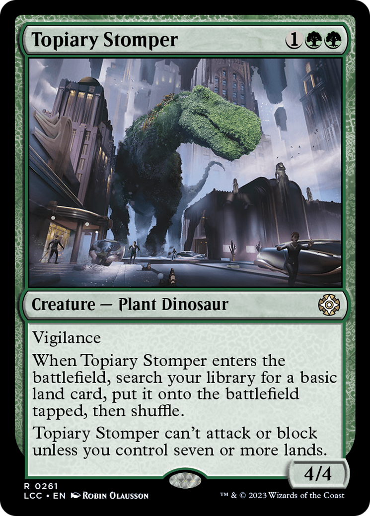 Topiary Stomper [The Lost Caverns of Ixalan Commander] | Grognard Games