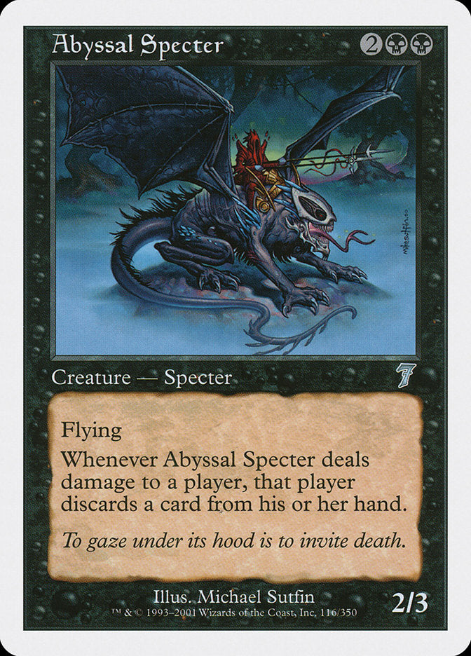 Abyssal Specter [Seventh Edition] | Grognard Games