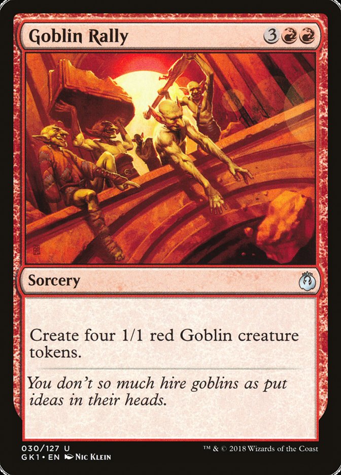 Goblin Rally [Guilds of Ravnica Guild Kit] | Grognard Games