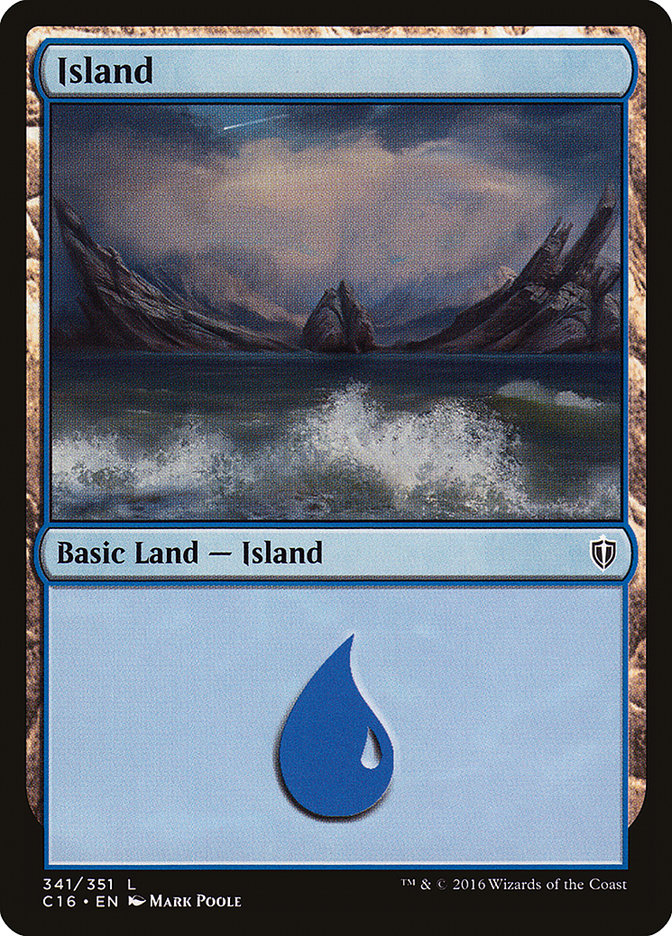 Island (341) [Commander 2016] | Grognard Games