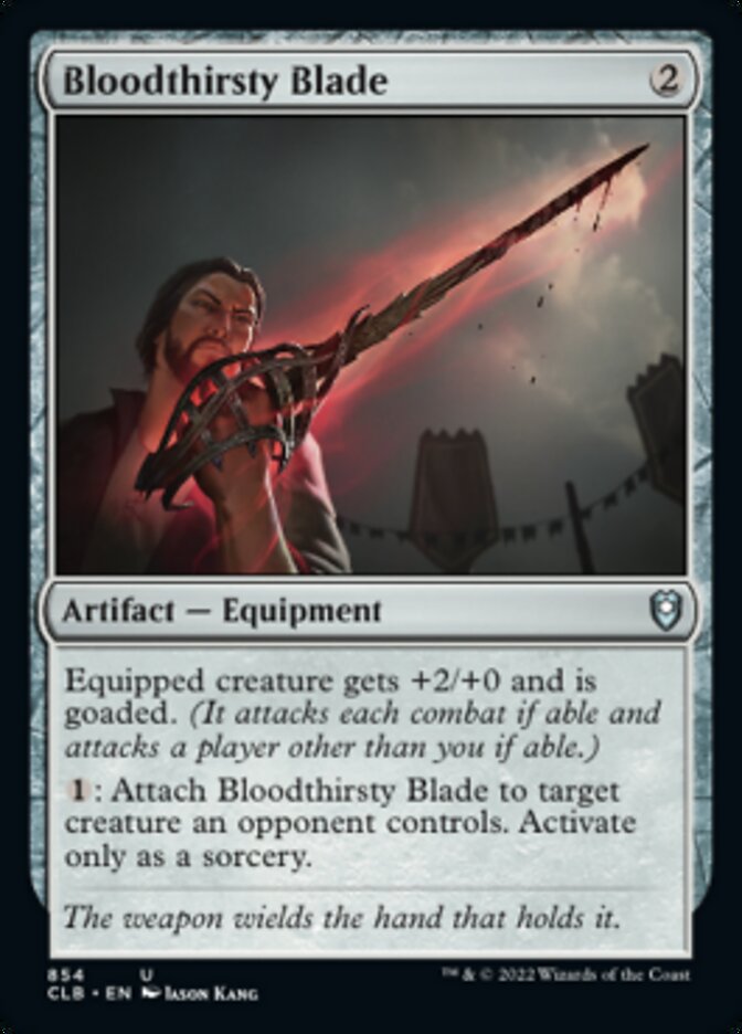 Bloodthirsty Blade [Commander Legends: Battle for Baldur's Gate] | Grognard Games