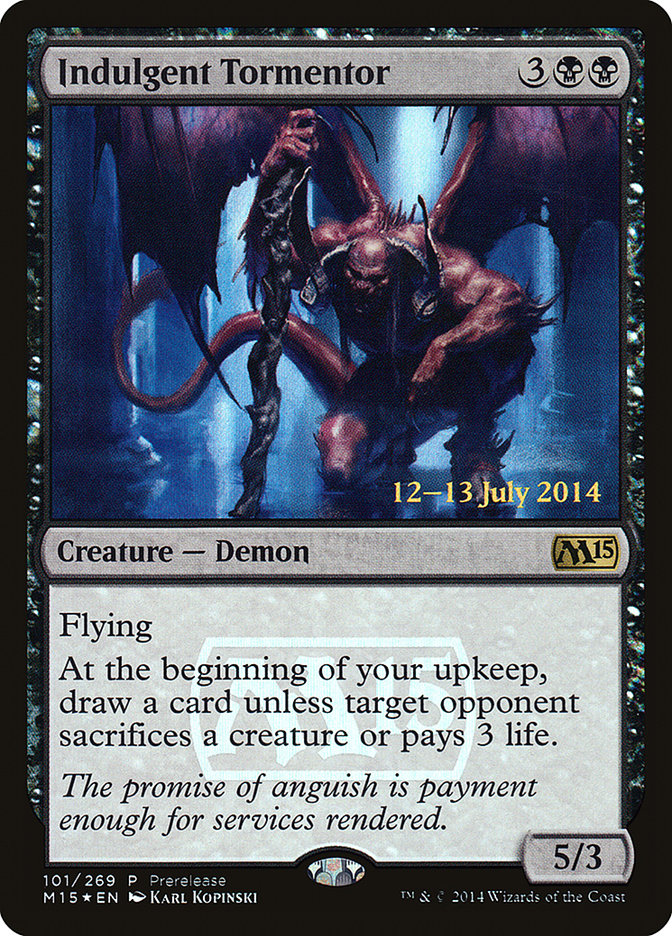 Indulgent Tormentor [Magic 2015 Prerelease Promos] | Grognard Games