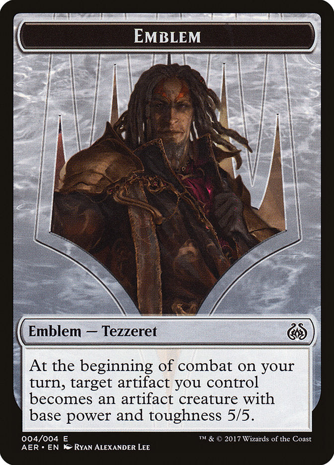 Tezzeret the Schemer Emblem [Aether Revolt Tokens] | Grognard Games