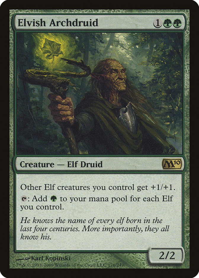 Elvish Archdruid [Magic 2010] | Grognard Games