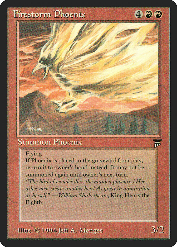 Firestorm Phoenix [Legends] | Grognard Games