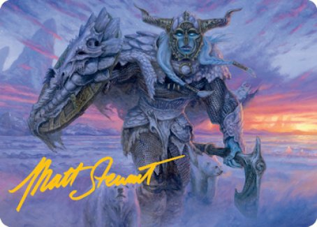 Frost Giant Art Card (Gold-Stamped Signature) [Dungeons & Dragons: Adventures in the Forgotten Realms Art Series] | Grognard Games