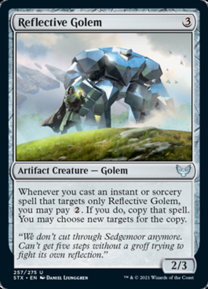 Reflective Golem [Strixhaven: School of Mages] | Grognard Games