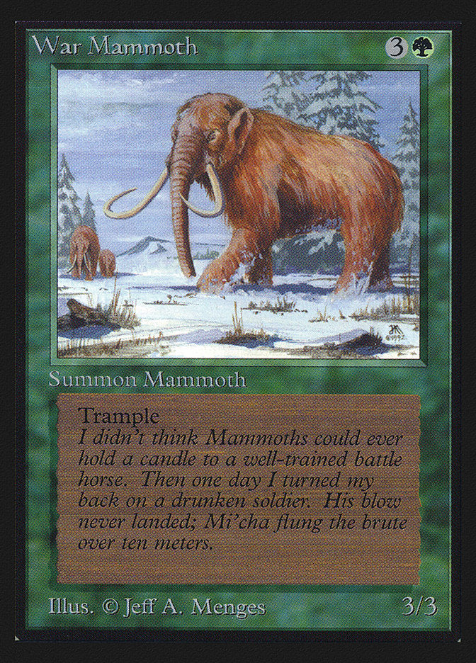 War Mammoth [International Collectors’ Edition] | Grognard Games