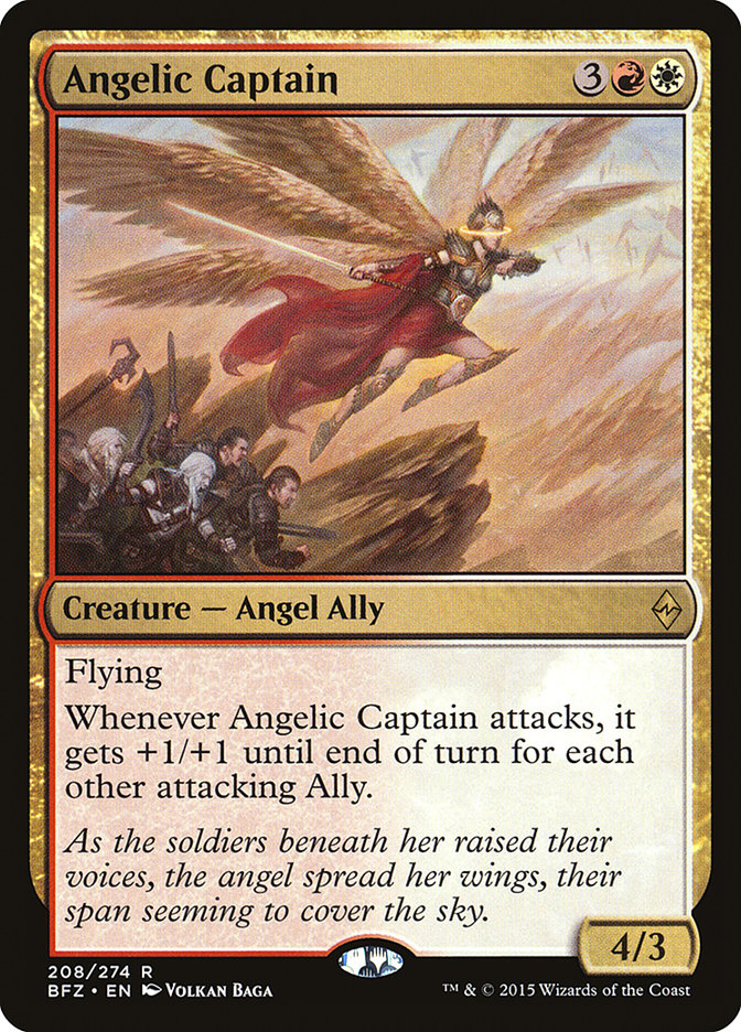 Angelic Captain [Battle for Zendikar] | Grognard Games