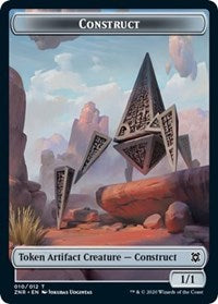 Construct // Drake Double-sided Token [Zendikar Rising Tokens] | Grognard Games