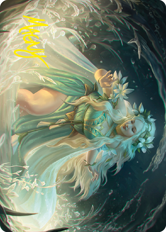 Goldberry, River-Daughter Art Card (Gold-Stamped Signature) [The Lord of the Rings: Tales of Middle-earth Art Series] | Grognard Games