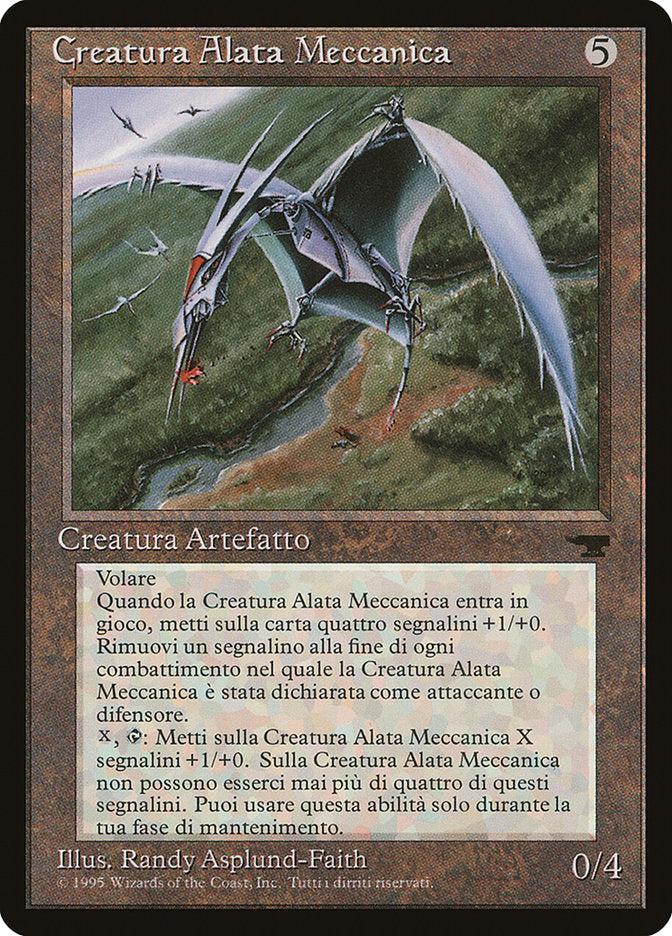 Clockwork Avian (Italian) - "Creatura Alata Meccanica" [Rinascimento] | Grognard Games