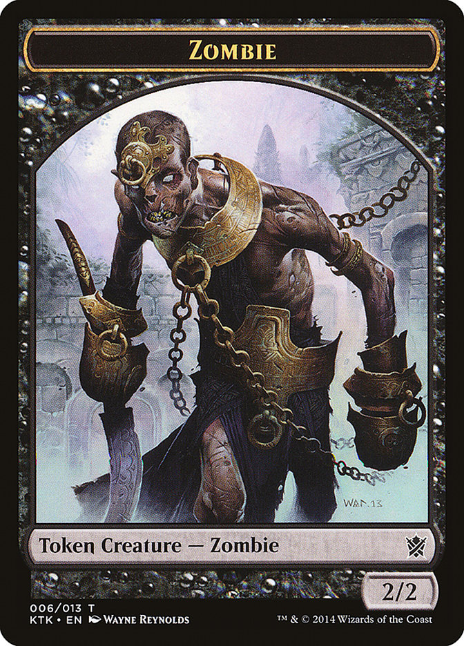 Zombie [Khans of Tarkir Tokens] | Grognard Games