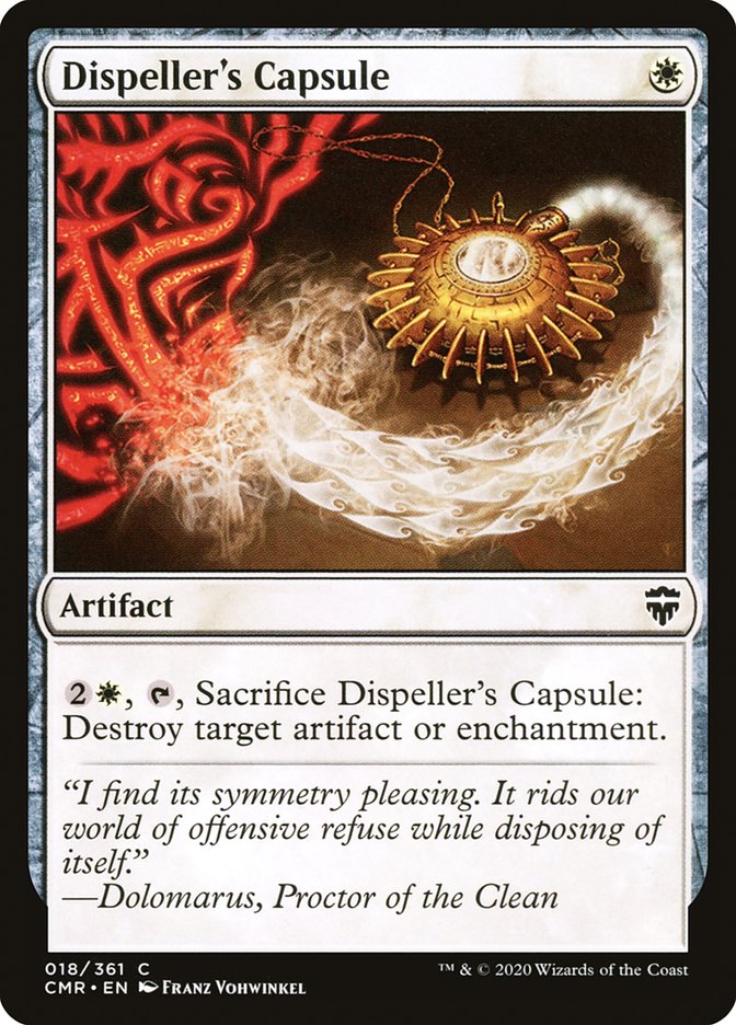 Dispeller's Capsule [Commander Legends] | Grognard Games