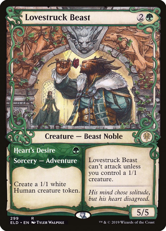 Lovestruck Beast // Heart's Desire (Showcase) [Throne of Eldraine] | Grognard Games