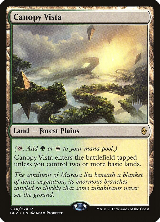 Canopy Vista [Battle for Zendikar Promos] | Grognard Games