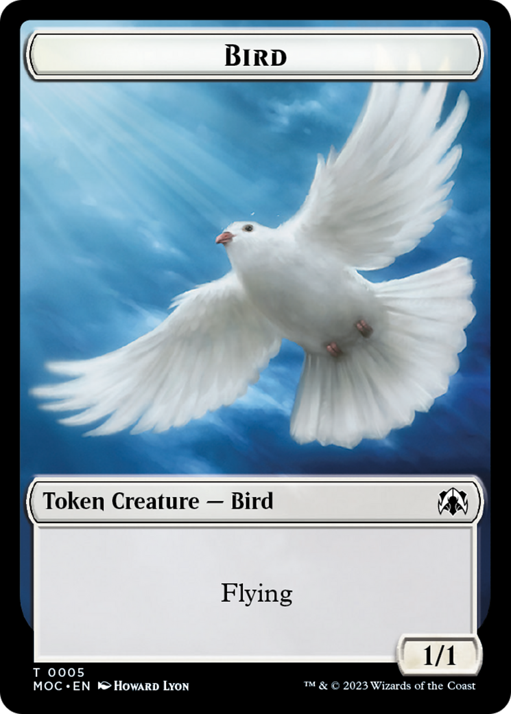 Bird // Kobolds of Kher Keep Double-Sided Token [March of the Machine Commander Tokens] | Grognard Games