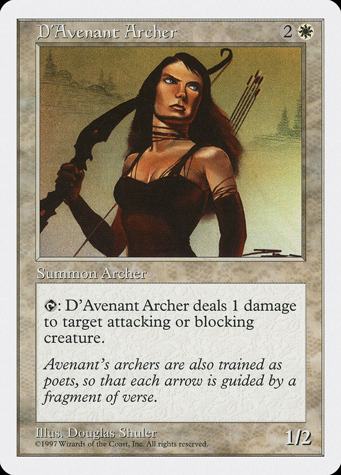 D'Avenant Archer [Fifth Edition] | Grognard Games