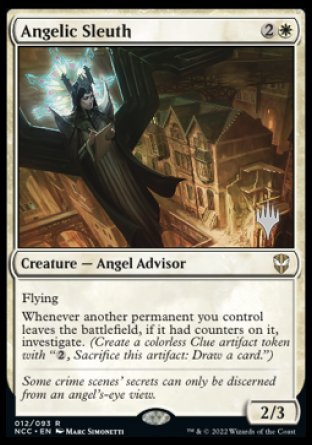 Angelic Sleuth (Promo Pack) [Streets of New Capenna Commander Promos] | Grognard Games