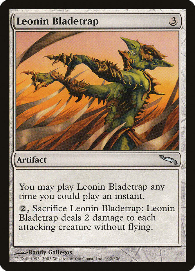 Leonin Bladetrap [Mirrodin] | Grognard Games