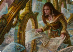 Cartographer's Survey Art Card [Innistrad: Crimson Vow Art Series] | Grognard Games