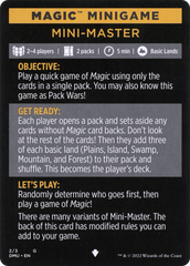 Mini-Master (Magic Minigame) [Commander Legends: Battle for Baldur's Gate Minigame] | Grognard Games