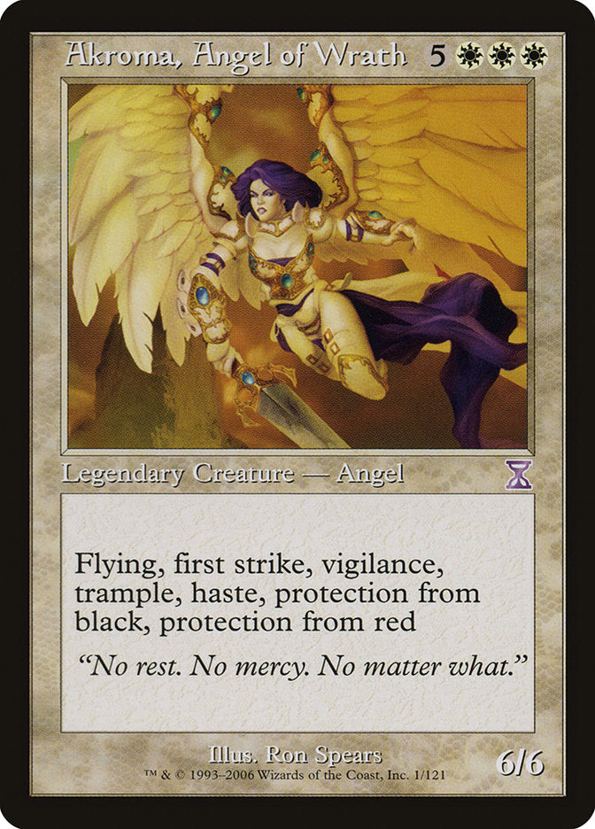 Akroma, Angel of Wrath [Time Spiral Timeshifted] | Grognard Games