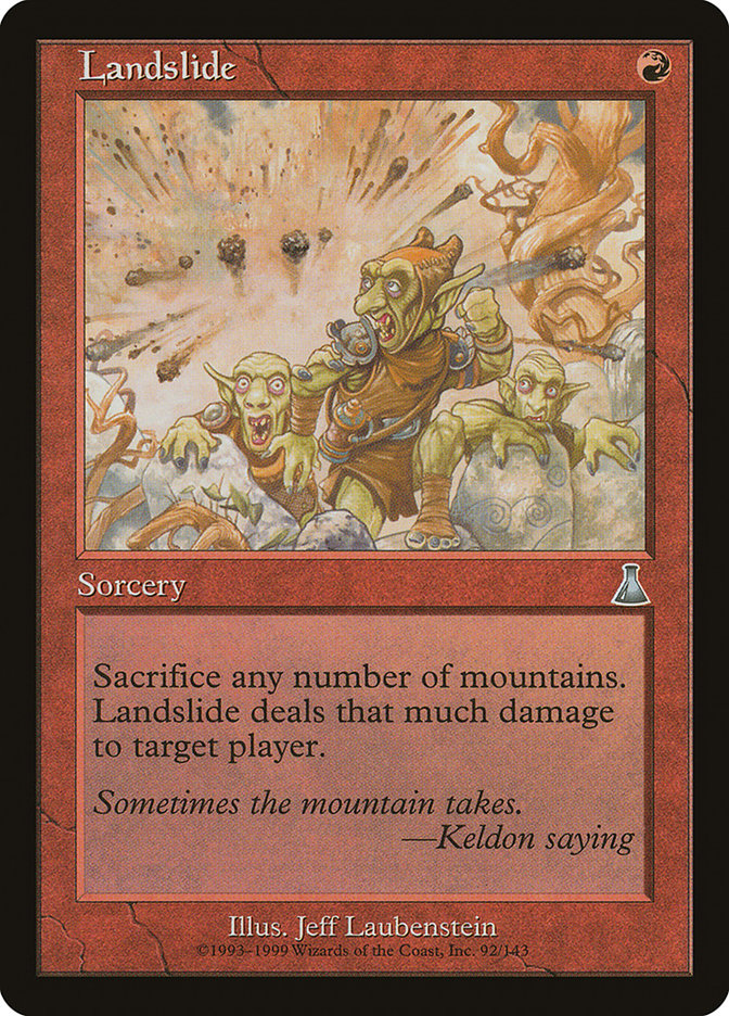 Landslide [Urza's Destiny] | Grognard Games