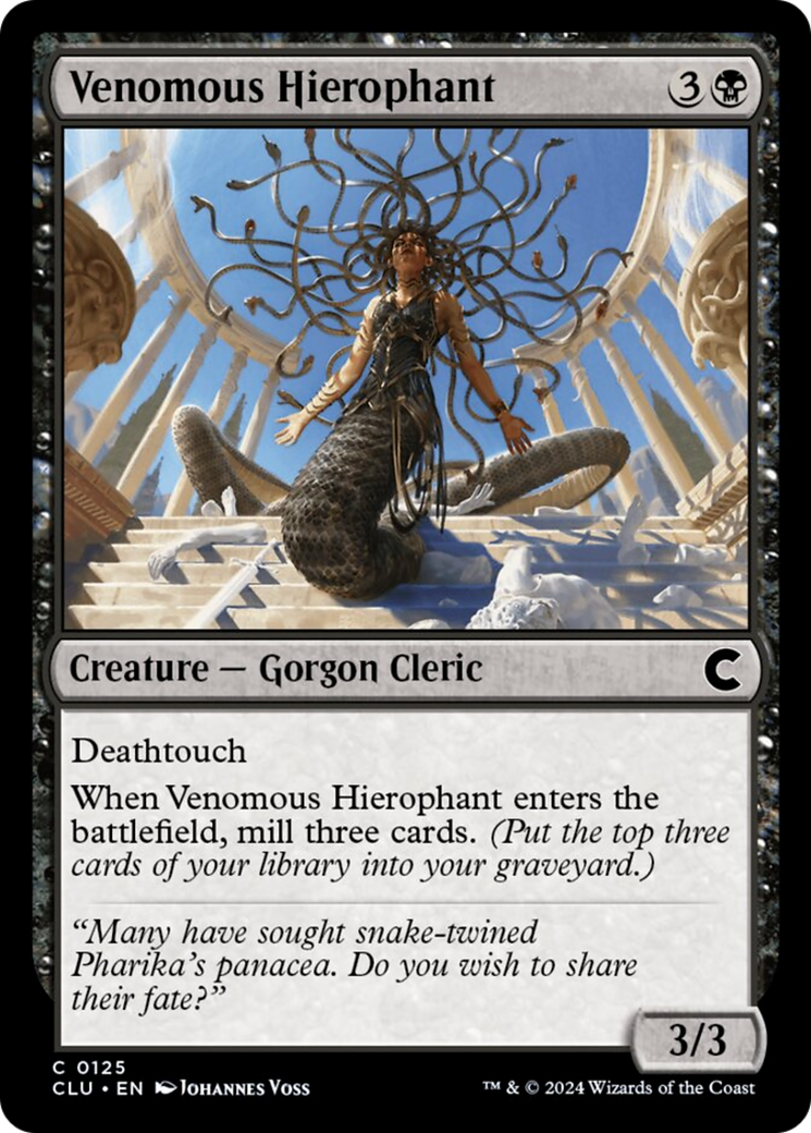 Venomous Hierophant [Ravnica: Clue Edition] | Grognard Games