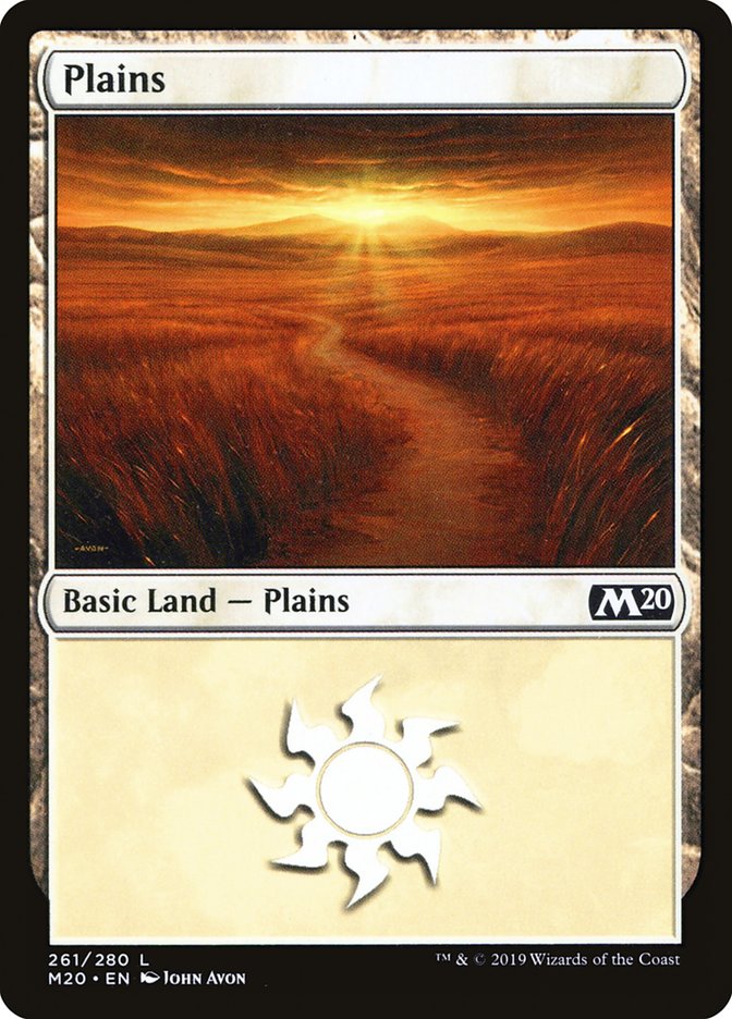 Plains (261) [Core Set 2020] | Grognard Games