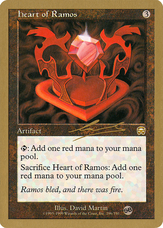 Heart of Ramos (Nicolas Labarre) (SB) [World Championship Decks 2000] | Grognard Games