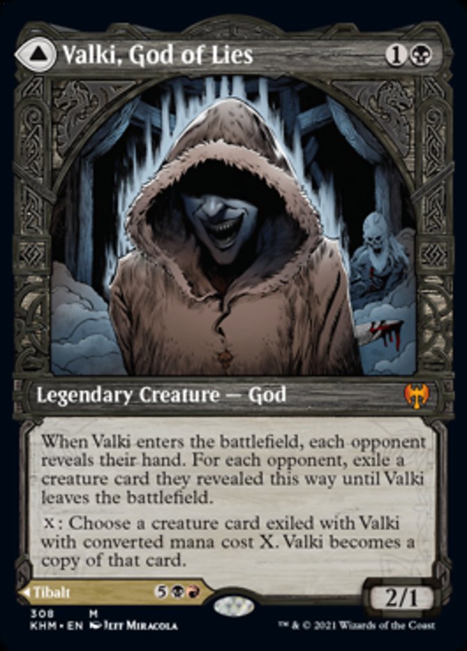 Valki, God of Lies // Tibalt, Cosmic Impostor (Showcase) [Kaldheim] | Grognard Games