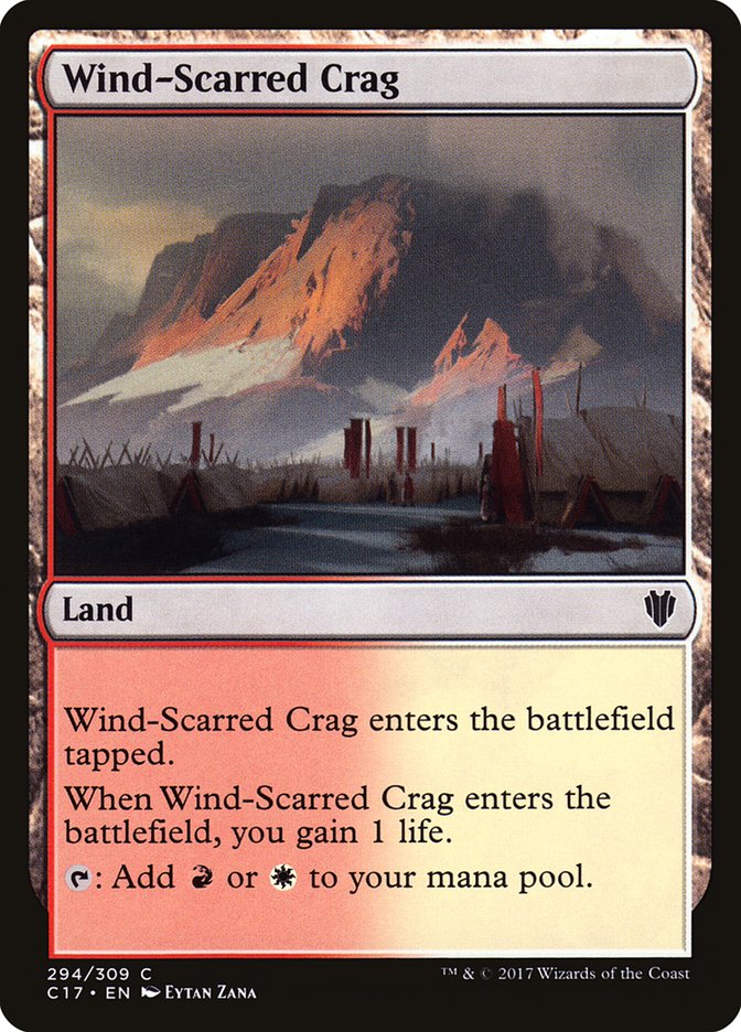 Wind-Scarred Crag [Commander 2017] | Grognard Games